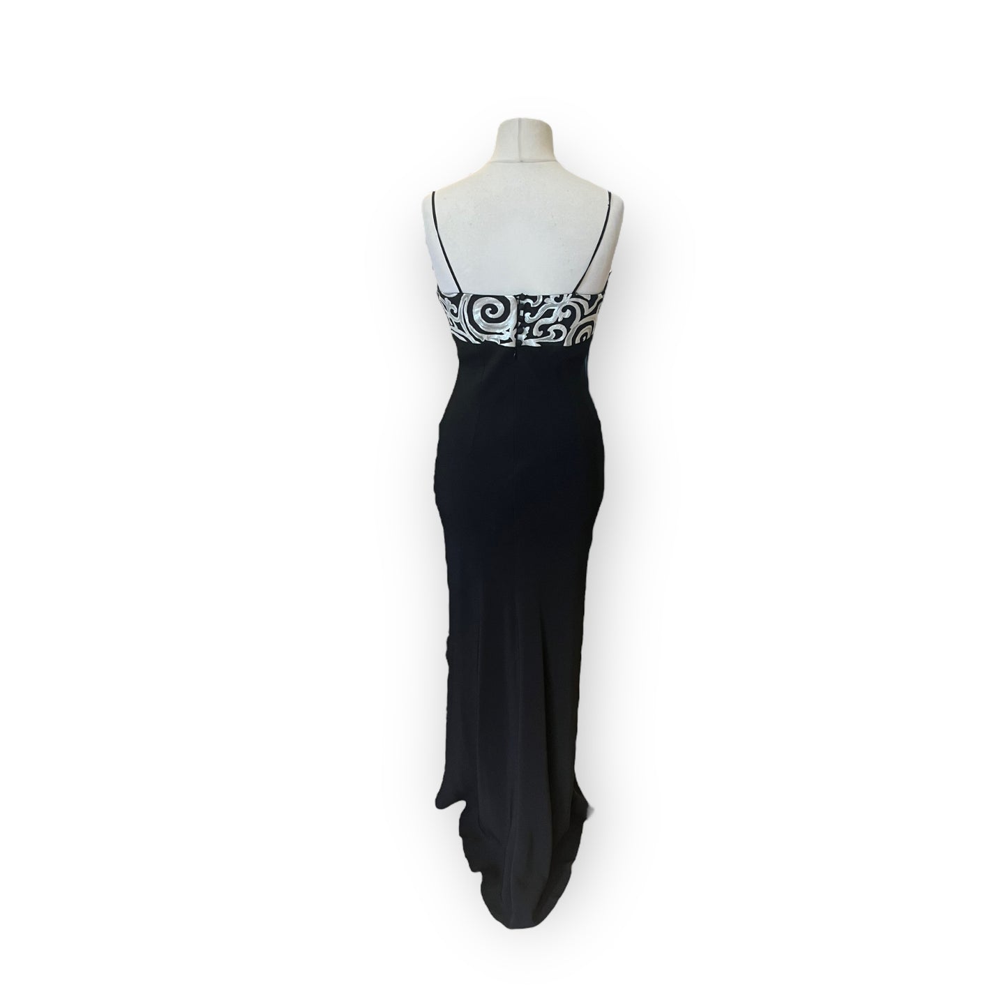 Consortium Black and Silver Formal Dress