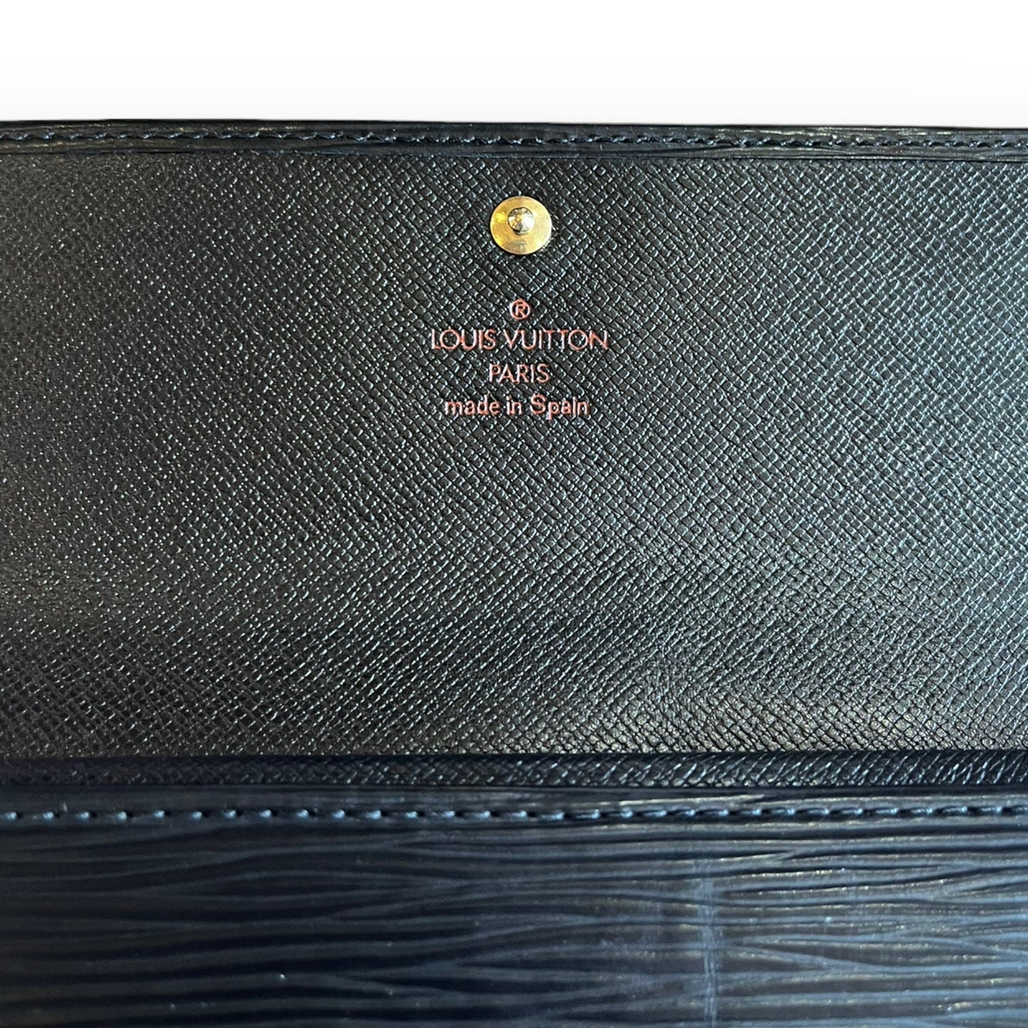 Louis Vuitton Black Epi Leather Purse