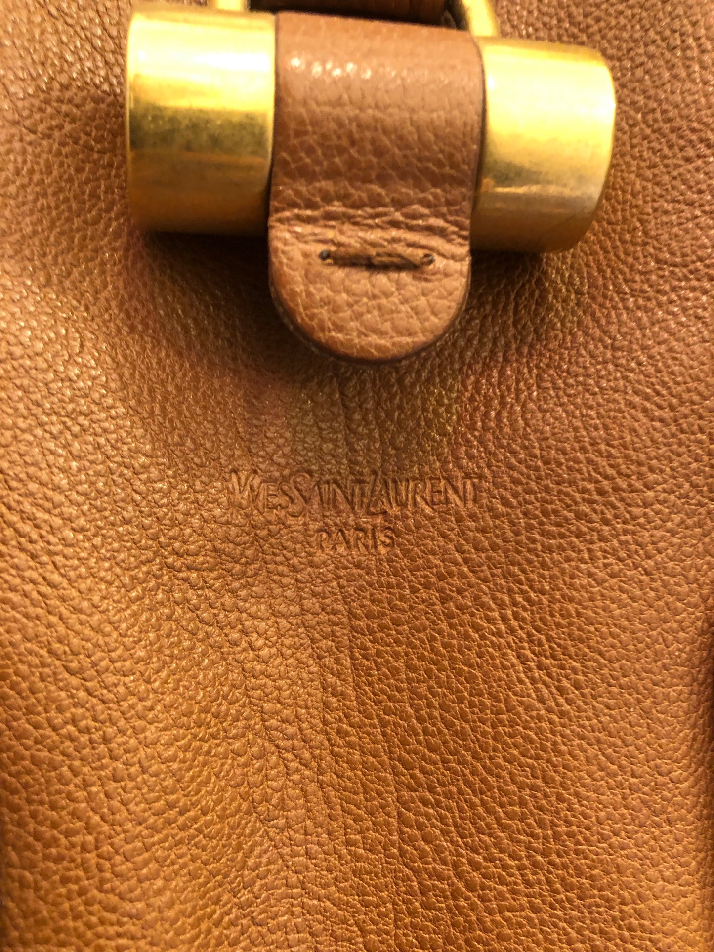 YSL ‘Muse’ Brown Leather Bag