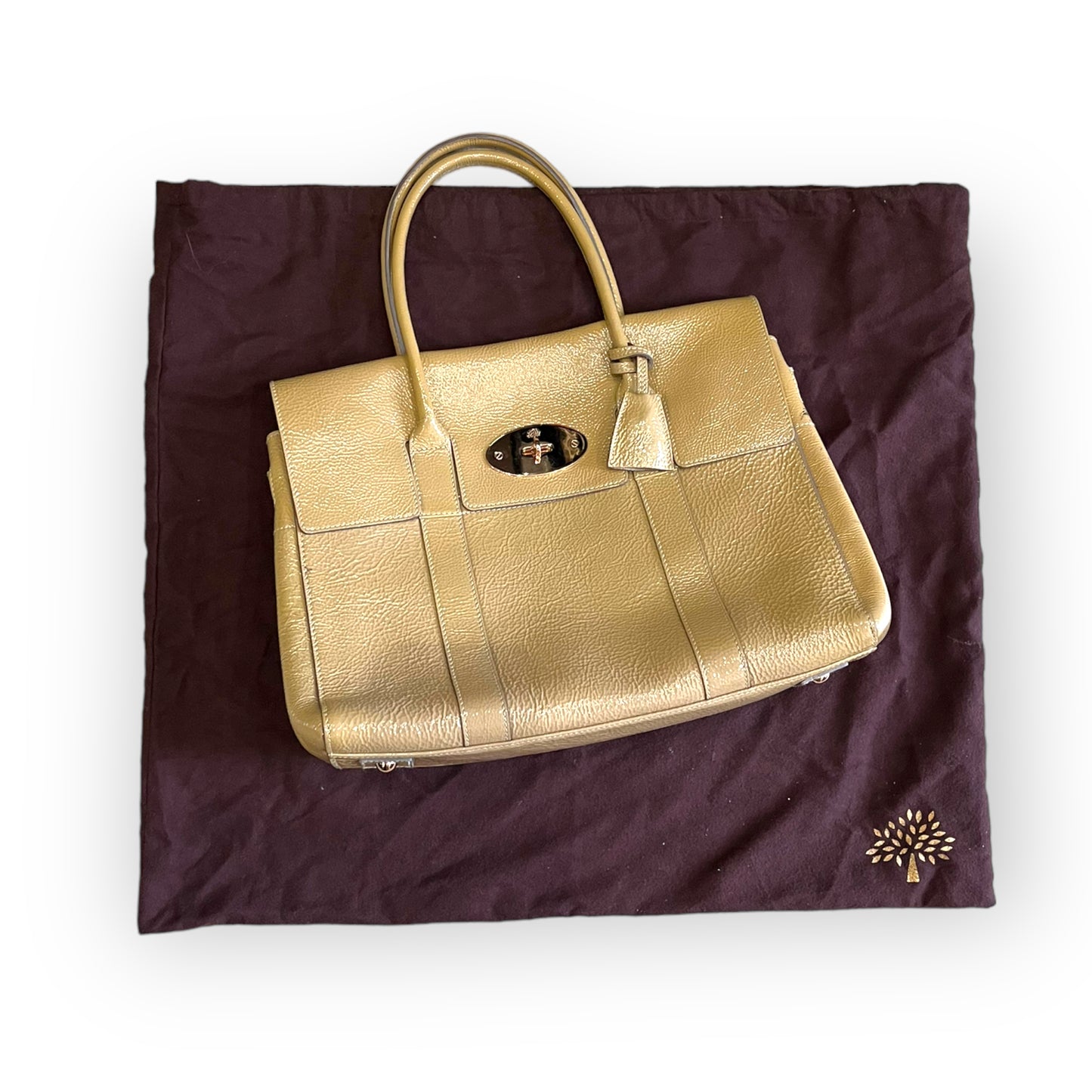 Mulberry Camel Patent Bayswater