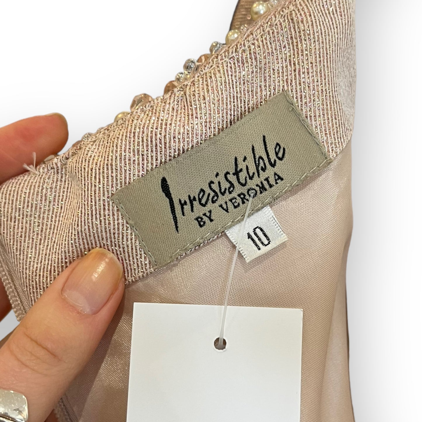 Irresistible by Veromia Pink Sparkly Dress