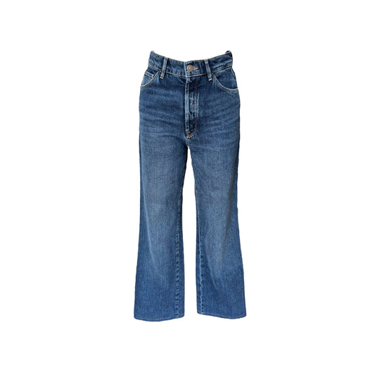 Massimo Dutti Blue Wide Leg Jeans