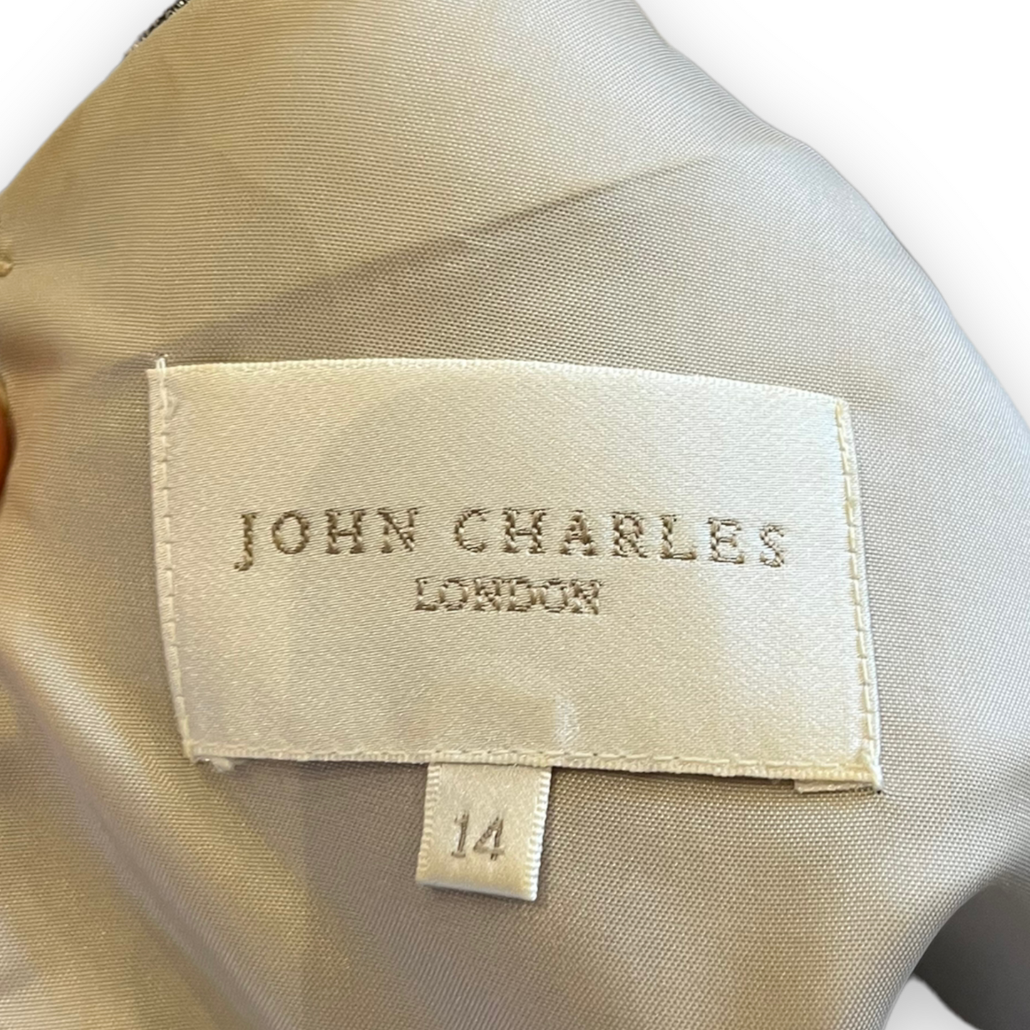 John Charles Taupe Dress and Jacket