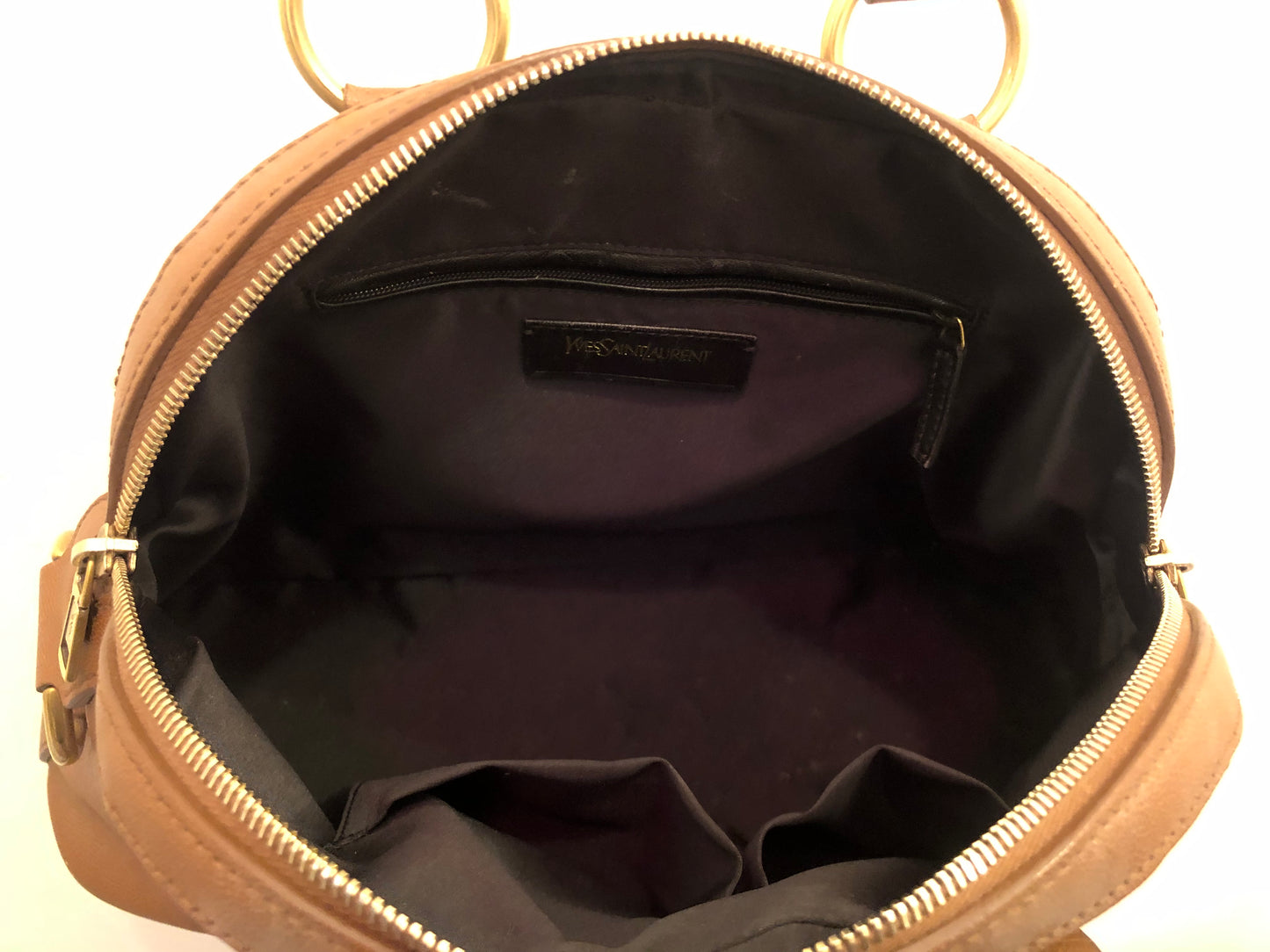 YSL ‘Muse’ Brown Leather Bag