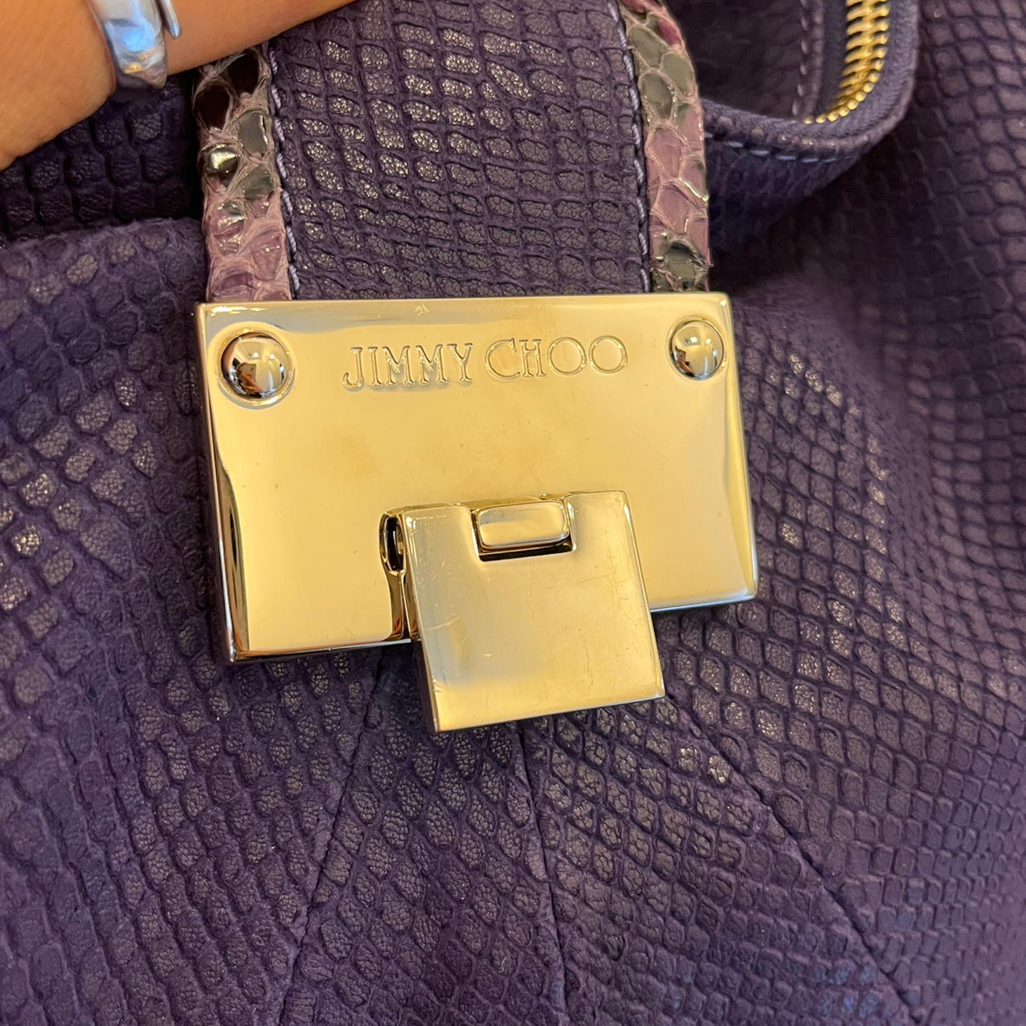Jimmy Choo Purple Bag