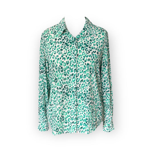 Primose Park Green Animal Print Shirt